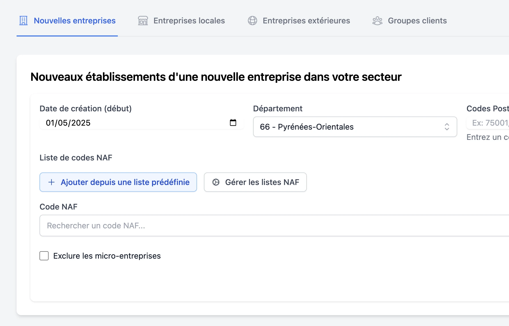 Prospection adhérents
